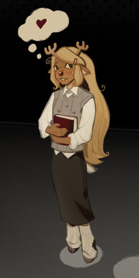 example for a rendered fullbody piece