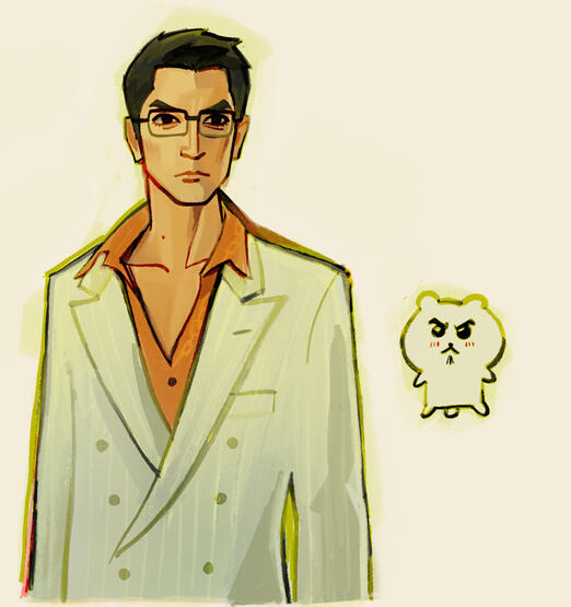 example for a rendered halfbody