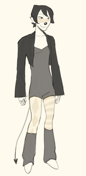 example of a sketched fullbody piece